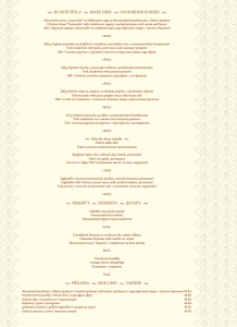 RESTAURANT GOLDEN EGG MENU IN PDF: